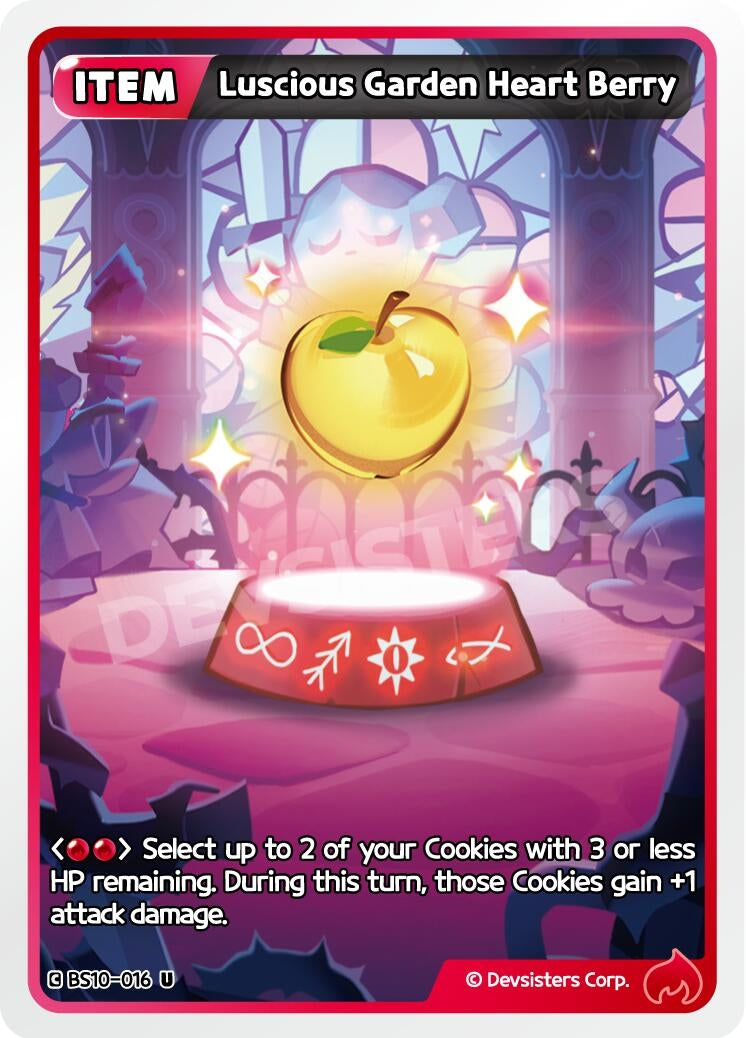 Image for Luscious Garden Heart Berry (BS10-016) (BS10-BS11) - CookieRun: Braverse TCG