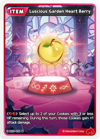Image for Luscious Garden Heart Berry (BS10-016) (BS10-BS11) - CookieRun: Braverse TCG