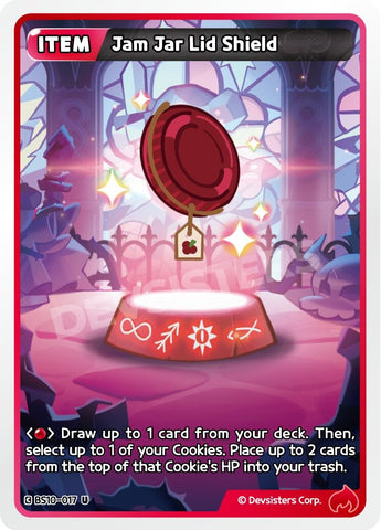 Image for Jam Jar Lid Shield (BS10-017) (BS10-BS11) - CookieRun: Braverse TCG