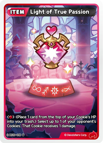 Image for Light of True Passion (BS10-018) (BS10-BS11) - CookieRun: Braverse TCG