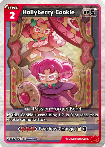 Image for Hollyberry Cookie (021) (BS10-021) (BS10-BS11) - CookieRun: Braverse TCG