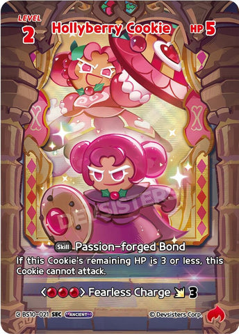 Image for Hollyberry Cookie (021) (SEC) (BS10-021) (BS10-BS11) - CookieRun: Braverse TCG