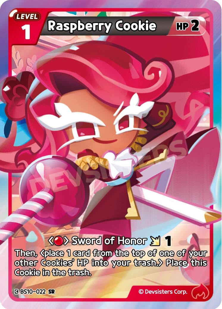 Image for Raspberry Cookie (022) (BS10-022) (BS10-BS11) - CookieRun: Braverse TCG