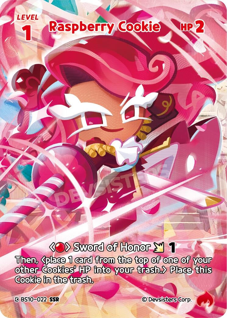 Image for Raspberry Cookie (022) (SSR) (BS10-022) (BS10-BS11) - CookieRun: Braverse TCG
