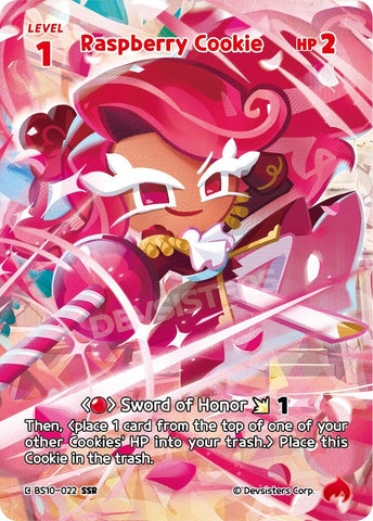 Image for Raspberry Cookie (022) (SSR) (BS10-022) (BS10-BS11) - CookieRun: Braverse TCG