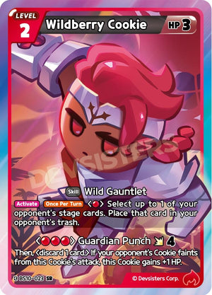 Image for Wildberry Cookie (023) (BS10-023) (BS10-BS11) - CookieRun: Braverse TCG