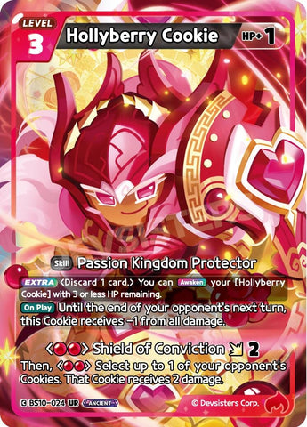 Image for Hollyberry Cookie (024) (BS10-024) (BS10-BS11) - CookieRun: Braverse TCG