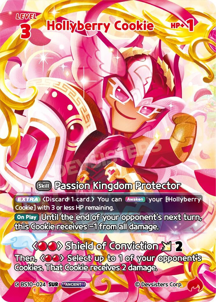 Image for Hollyberry Cookie (024) (SUR) (BS10-024) (BS10-BS11) - CookieRun: Braverse TCG