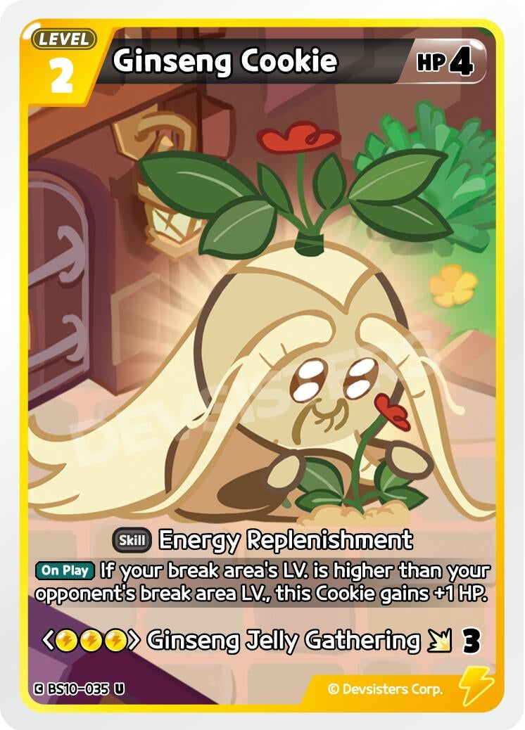 Image for Ginseng Cookie (035) (BS10-035) (BS10-BS11) - CookieRun: Braverse TCG