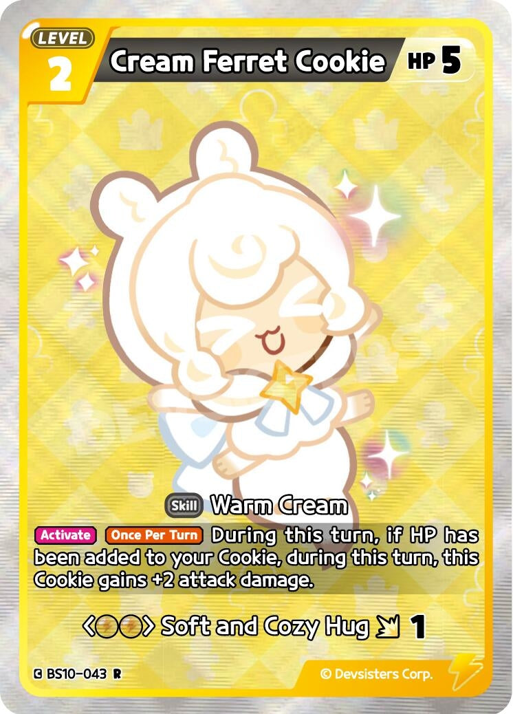 Image for Cream Ferret Cookie (BS10-043) (BS10-BS11) - CookieRun: Braverse TCG