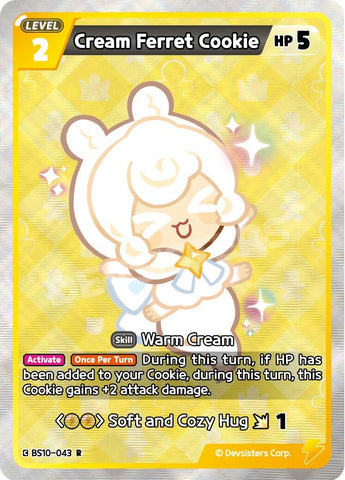 Image for Cream Ferret Cookie (BS10-043) (BS10-BS11) - CookieRun: Braverse TCG