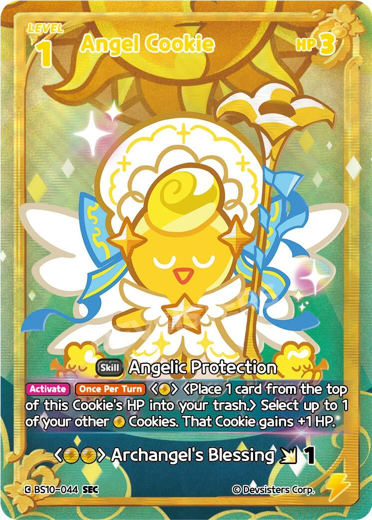 Image for Angel Cookie (SEC) (BS10-044) (BS10-BS11) - CookieRun: Braverse TCG