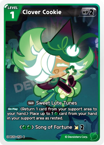 Image for Clover Cookie (BS10-058) (BS10-BS11) - CookieRun: Braverse TCG