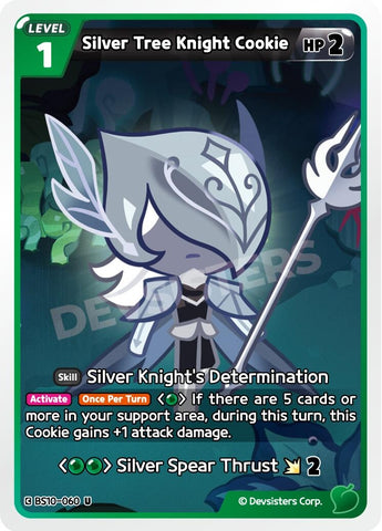 Image for Silver Tree Knight Cookie (BS10-060) (BS10-BS11) - CookieRun: Braverse TCG