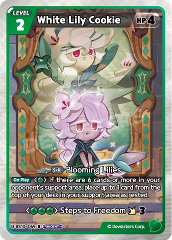 Image for White Lily Cookie (069) (BS10-069) (BS10-BS11) - CookieRun: Braverse TCG