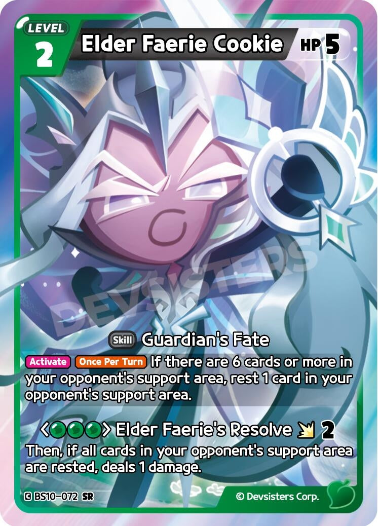 Image for Elder Faerie Cookie (BS10-072) (BS10-BS11) - CookieRun: Braverse TCG