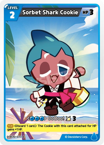 Image for Sorbet Shark Cookie (BS10-077) (BS10-BS11) - CookieRun: Braverse TCG