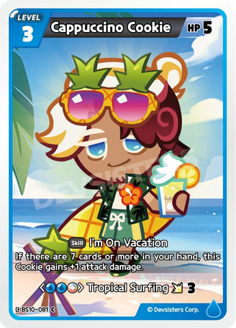 Image for Cappuccino Cookie (BS10-081) (BS10-BS11) - CookieRun: Braverse TCG