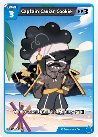 Image for Captain Caviar Cookie (BS10-082) (BS10-BS11) - CookieRun: Braverse TCG