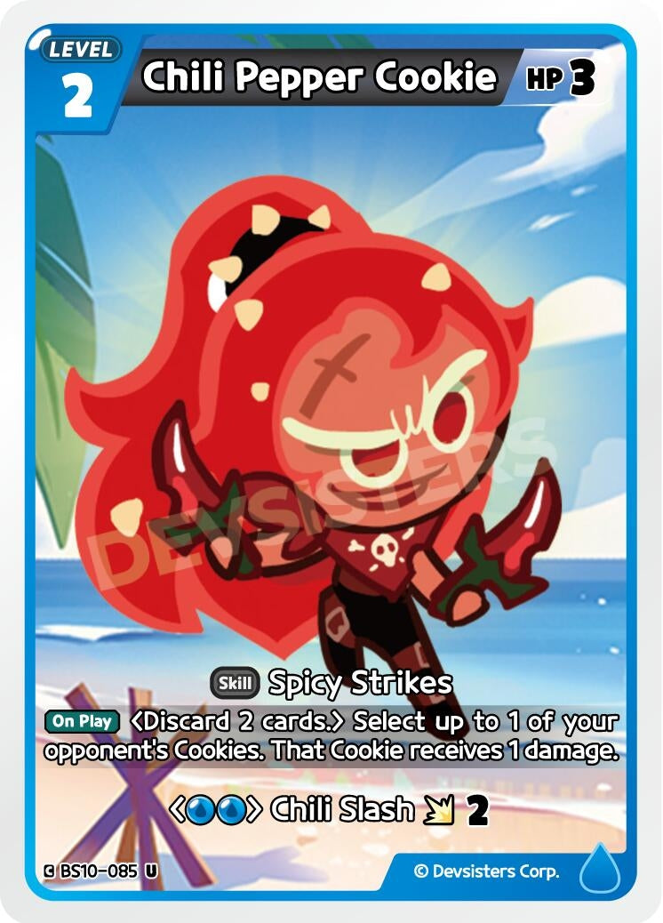 Image for Chili Pepper Cookie (BS10-085) (BS10-BS11) - CookieRun: Braverse TCG