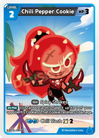 Image for Chili Pepper Cookie (BS10-085) (BS10-BS11) - CookieRun: Braverse TCG