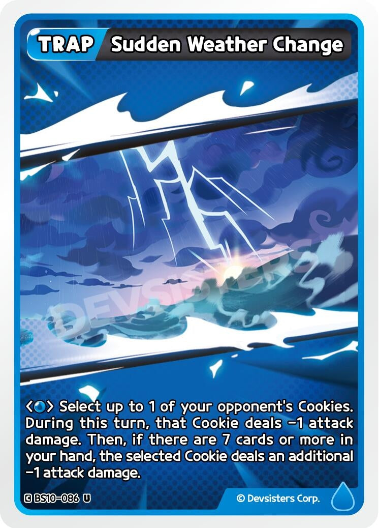 Image for Sudden Weather Change (BS10-086) (BS10-BS11) - CookieRun: Braverse TCG