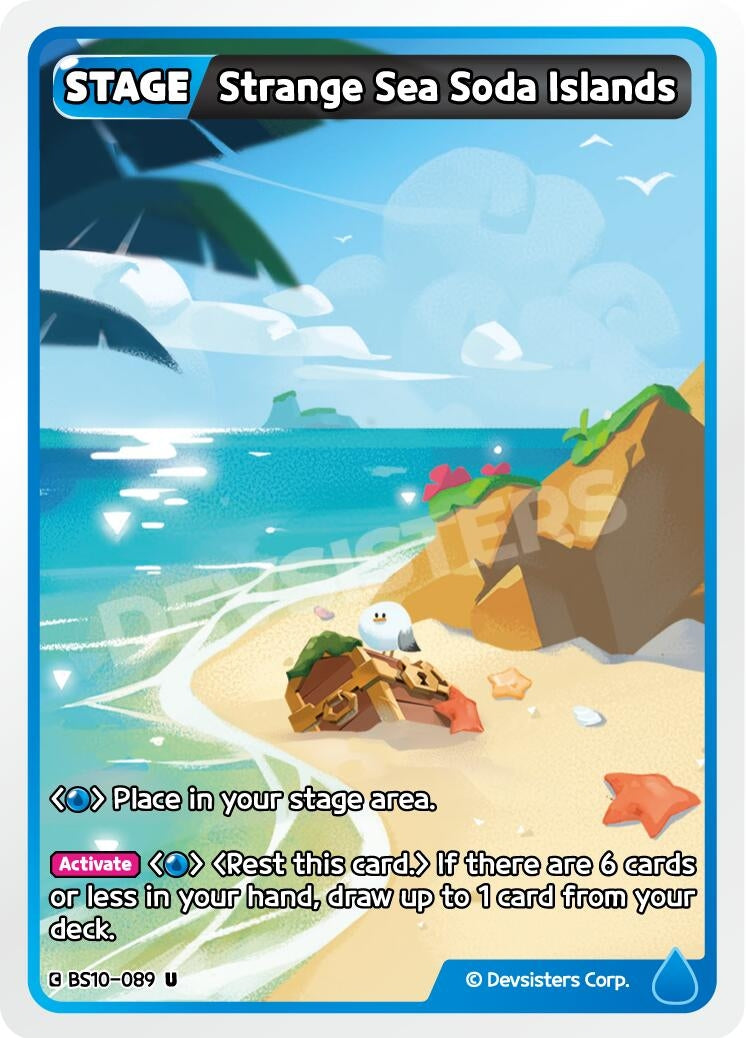 Image for Strange Sea Soda Islands (BS10-089) (BS10-BS11) - CookieRun: Braverse TCG