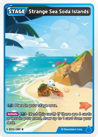 Image for Strange Sea Soda Islands (BS10-089) (BS10-BS11) - CookieRun: Braverse TCG