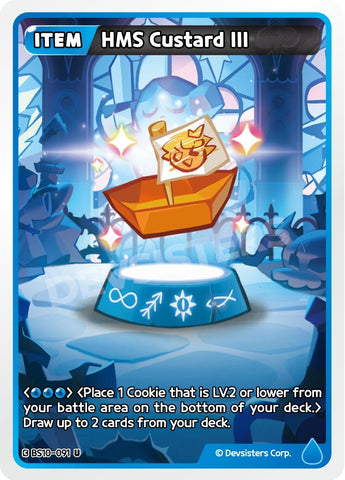Image for HMS Custard III (BS10-091) (BS10-BS11) - CookieRun: Braverse TCG