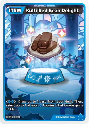 Image for Kulfi Red Bean Delight (BS10-092) (BS10-BS11) - CookieRun: Braverse TCG