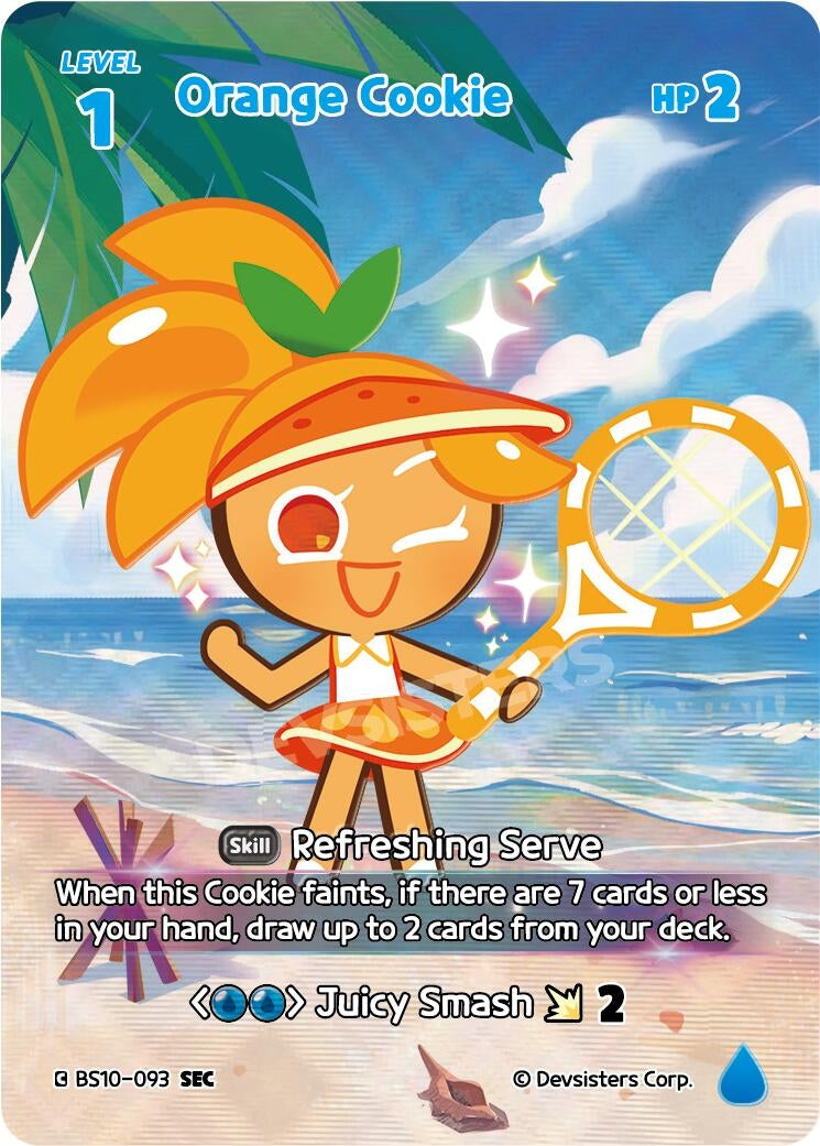 Image for Orange Cookie (SEC) (BS10-093) (BS10-BS11) - CookieRun: Braverse TCG