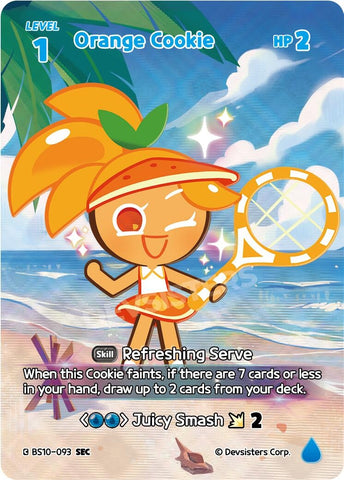 Image for Orange Cookie (SEC) (BS10-093) (BS10-BS11) - CookieRun: Braverse TCG