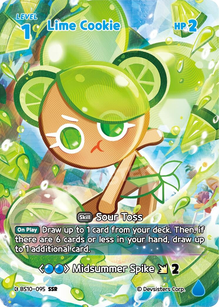 Image for Lime Cookie (SSR) (BS10-095) (BS10-BS11) - CookieRun: Braverse TCG