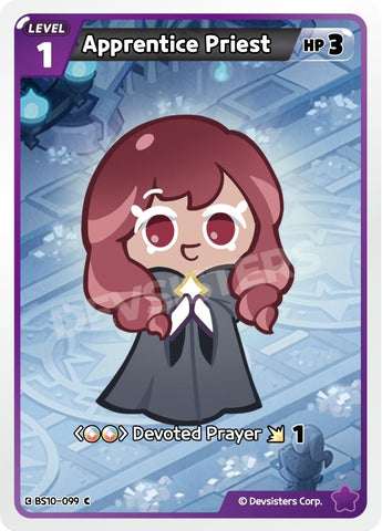 Image for Apprentice Priest (BS10-099) (BS10-BS11) - CookieRun: Braverse TCG