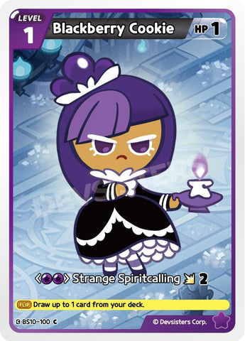 Image for Blackberry Cookie (BS10-100) (BS10-BS11) - CookieRun: Braverse TCG