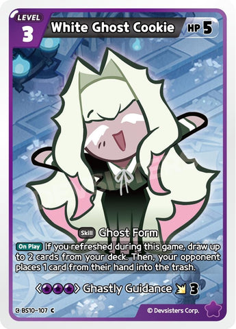 Image for White Ghost Cookie (BS10-107) (BS10-BS11) - CookieRun: Braverse TCG