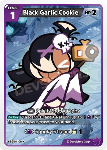 Image for Black Garlic Cookie (BS10-108) (BS10-BS11) - CookieRun: Braverse TCG