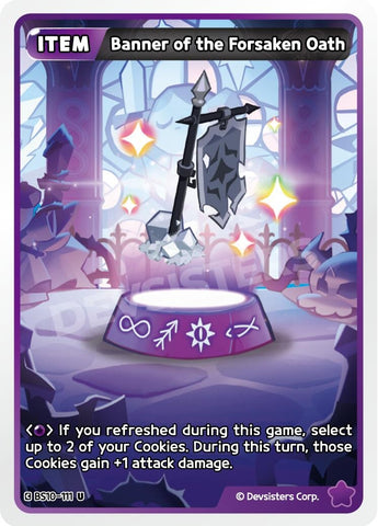 Image for Banner of the Forsaken Oath (BS10-111) (BS10-BS11) - CookieRun: Braverse TCG