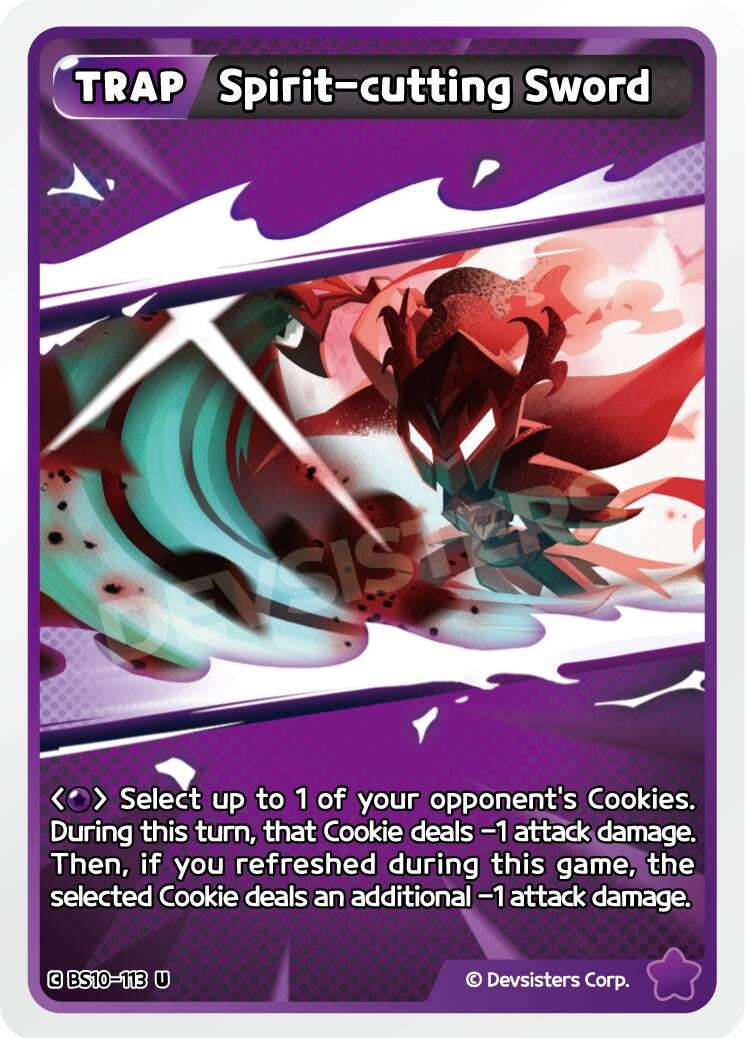 Image for Spirit-cutting Sword (BS10-113) (BS10-BS11) - CookieRun: Braverse TCG