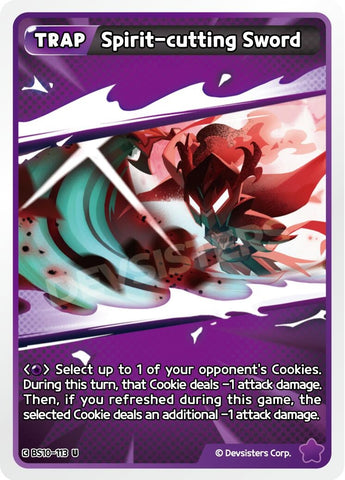 Image for Spirit-cutting Sword (BS10-113) (BS10-BS11) - CookieRun: Braverse TCG