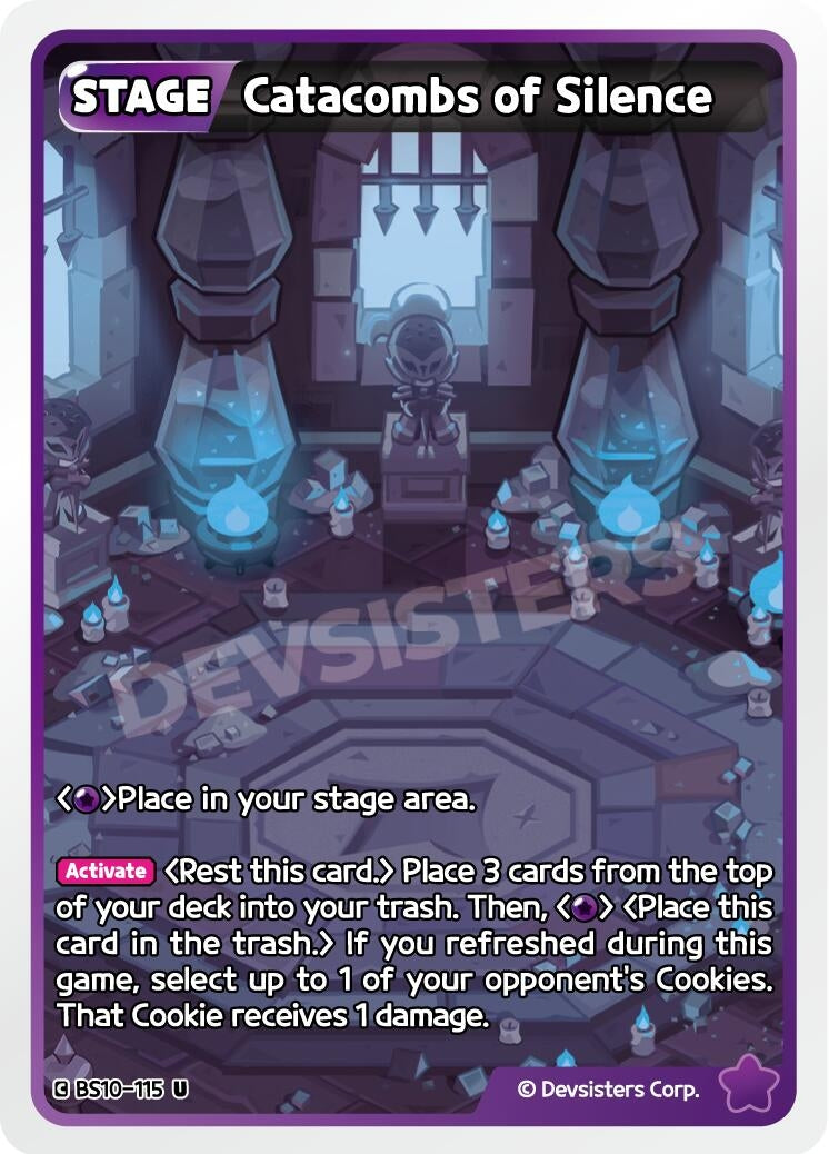 Image for Catacombs of Silence (BS10-115) (BS10-BS11) - CookieRun: Braverse TCG