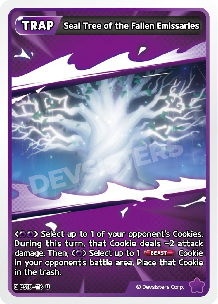 Image for Seal Tree of the Fallen Emissaries (BS10-116) (BS10-BS11) - CookieRun: Braverse TCG