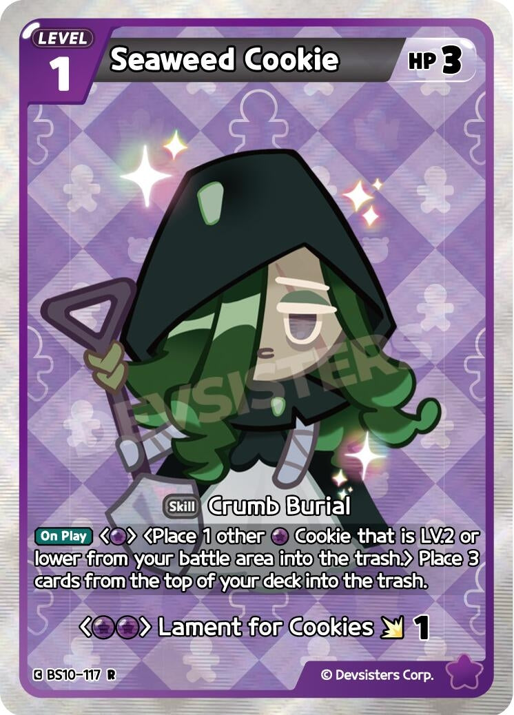 Image for Seaweed Cookie (BS10-117) (BS10-BS11) - CookieRun: Braverse TCG