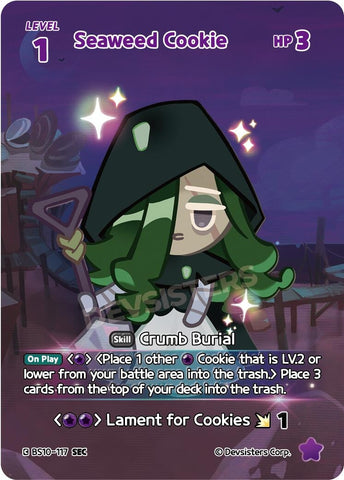 Image for Seaweed Cookie (SEC) (BS10-117) (BS10-BS11) - CookieRun: Braverse TCG
