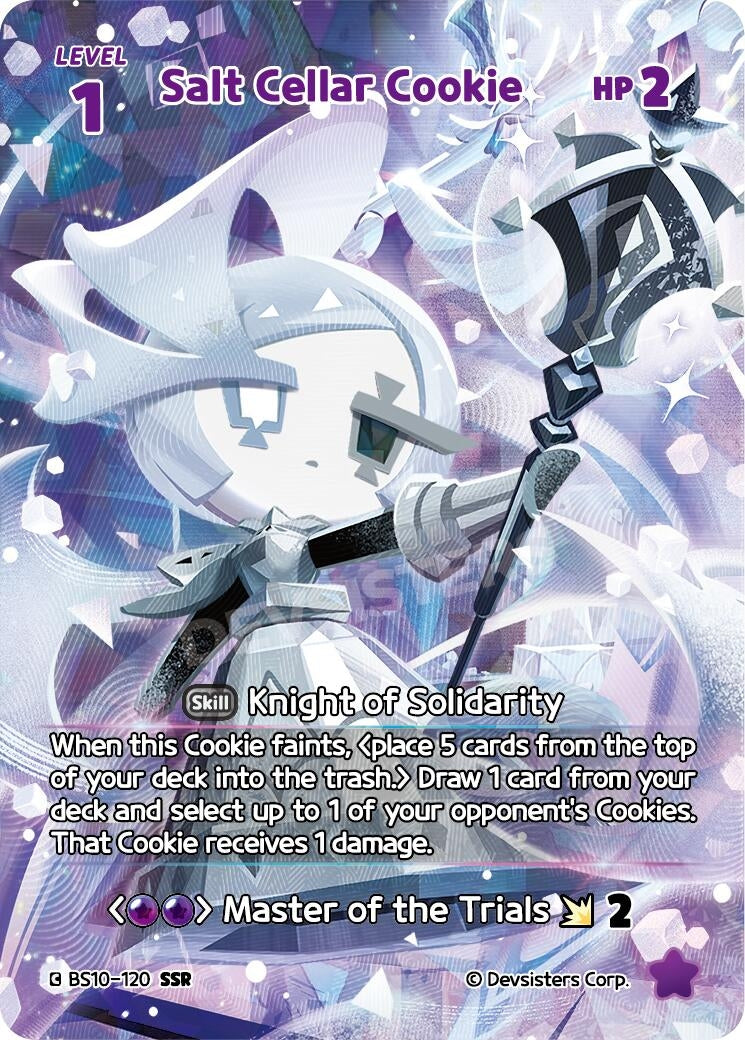Image for Salt Cellar Cookie (120) (SSR) (BS10-120) (BS10-BS11) - CookieRun: Braverse TCG