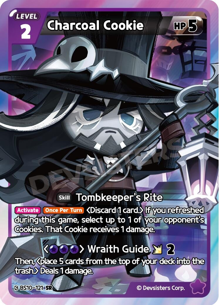 Image for Charcoal Cookie (BS10-121) (BS10-BS11) - CookieRun: Braverse TCG
