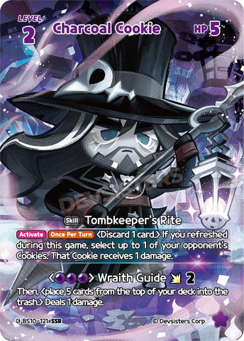 Image for Charcoal Cookie (SSR) (BS10-121) (BS10-BS11) - CookieRun: Braverse TCG