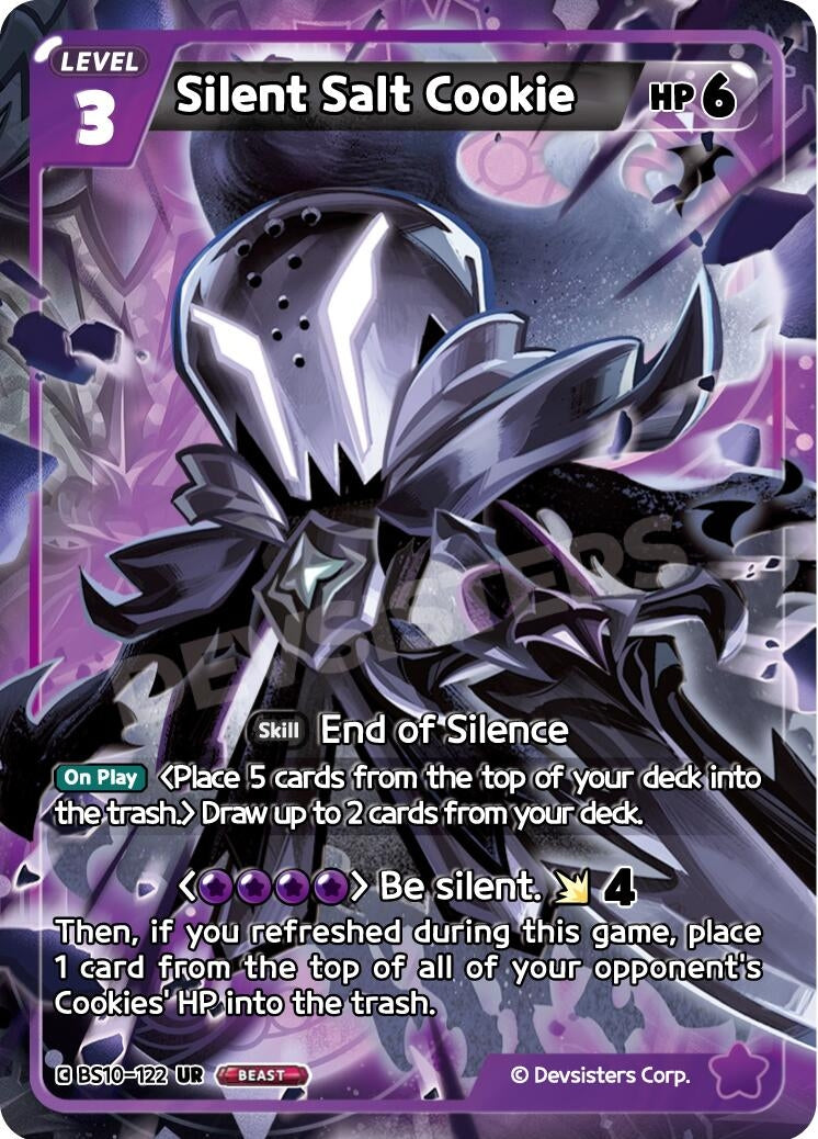 Image for Silent Salt Cookie (122) (BS10-122) (BS10-BS11) - CookieRun: Braverse TCG