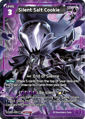 Image for Silent Salt Cookie (122) (BS10-122) (BS10-BS11) - CookieRun: Braverse TCG