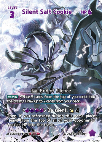 Image for Silent Salt Cookie (122) (SUR) (BS10-122) (BS10-BS11) - CookieRun: Braverse TCG